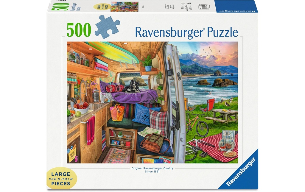 Ravensburger Puzzle Camping 500 pièces 50 x 70 cm