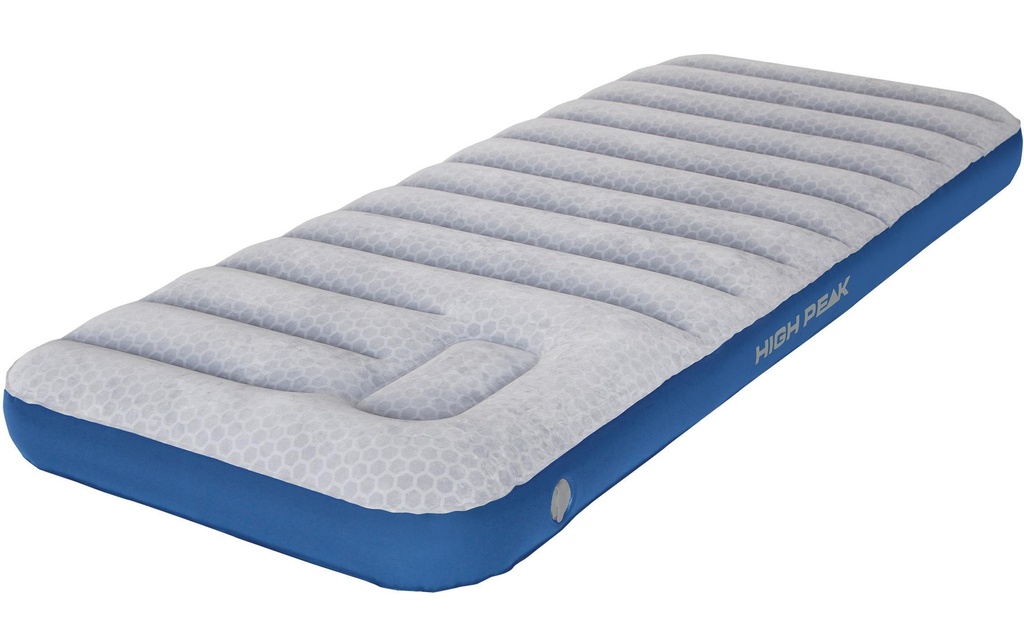 High Peak Matelas pneumatique Cross Beam Single Extra Long, 195 x 75 x 20 cm