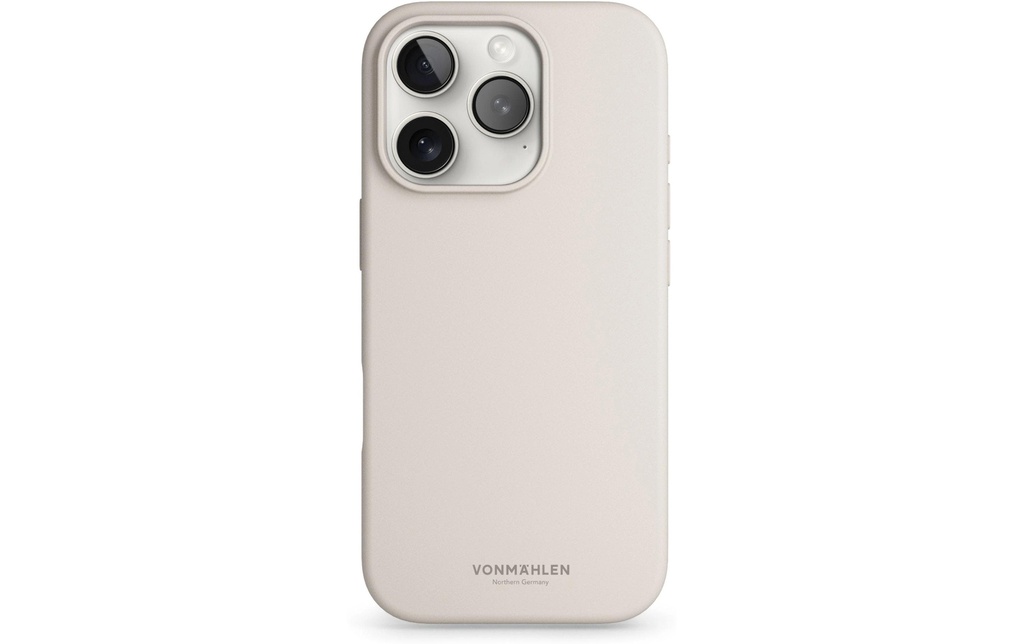 Vonmählen Coque arrière Soft Silicone iPhone 16 Pro Max Cream