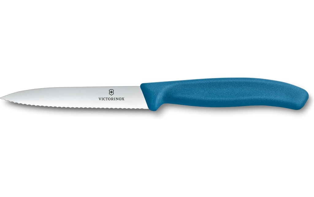 Victorinox Couteau à légumes Swiss Classic, 10 cm, bleu