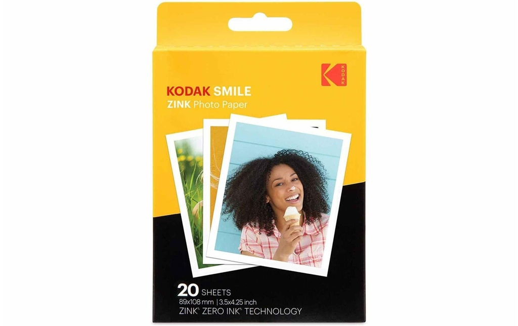 Kodak Zink 3x4 Paquet de 20