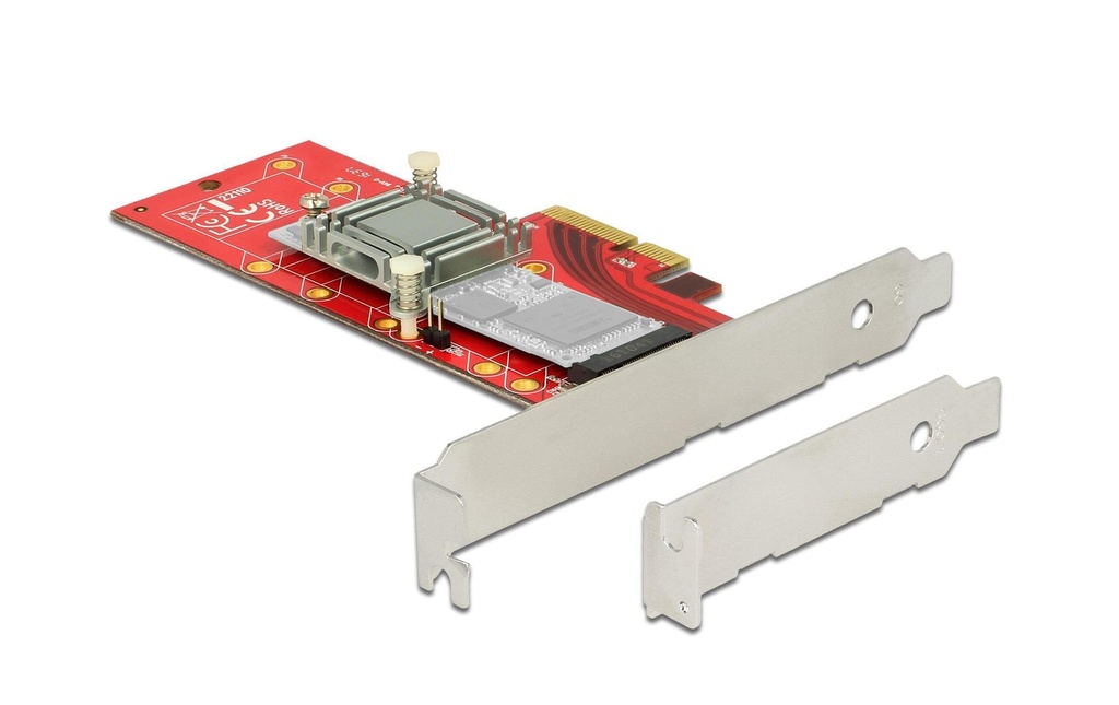 Delock Adaptateur de bus hôte Controller PCIe – M.2, NVMe, jusqu'à 110 mm