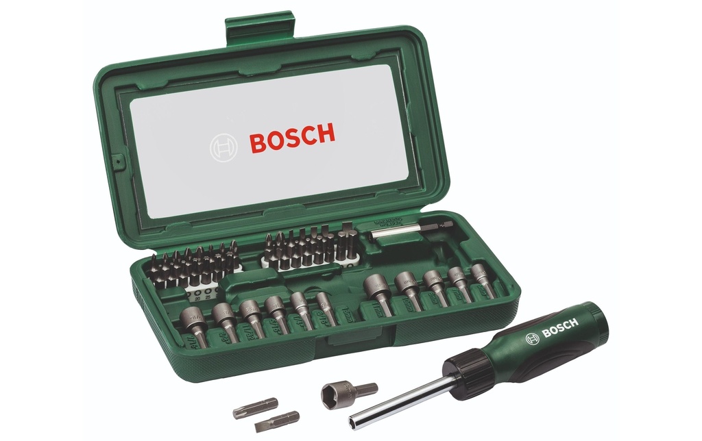 Bosch Kits de bits avec un tournevis, 46 Pièce/s pièce(s)