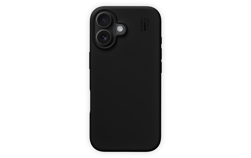 Ideal of Sweden Coque arrière Silicone iPhone 16 Plus Noir