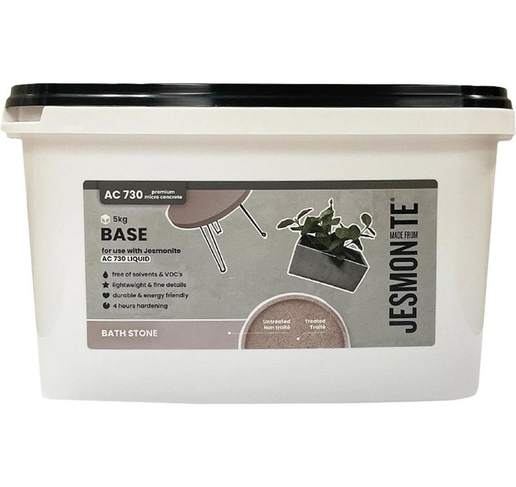 Jesmonite Matière à modeler Poudre à base de ciment AC 730, 5 kg Bath Stone