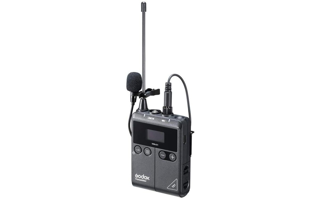 Godox Systèmes de transmission WmicS1 Émetteur sans fil UHF TX