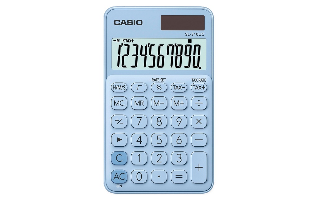Casio Calculatrice SL-310UC-LB Bleu clair