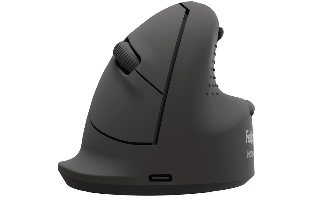 Fellowes Workplace Souris verticale Breyta Plus+ pour droitiers, Medium, noire