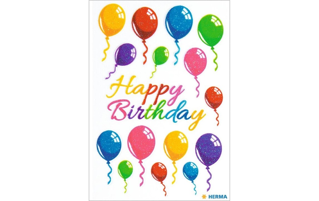 HERMA Sticker Magic ballons brillant (16 pces)