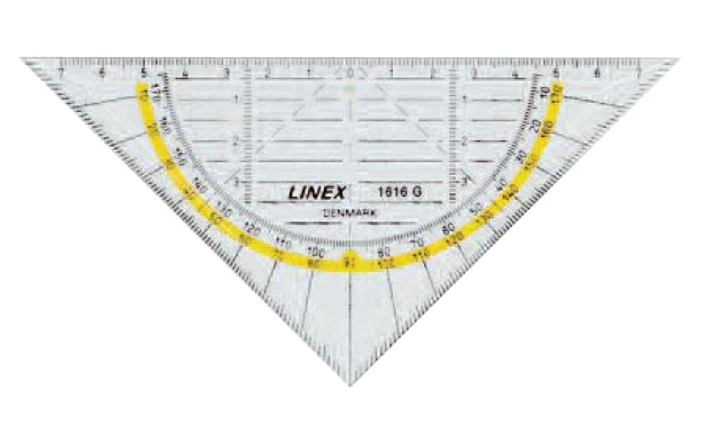 Linex Équerre/triangle 16 cm