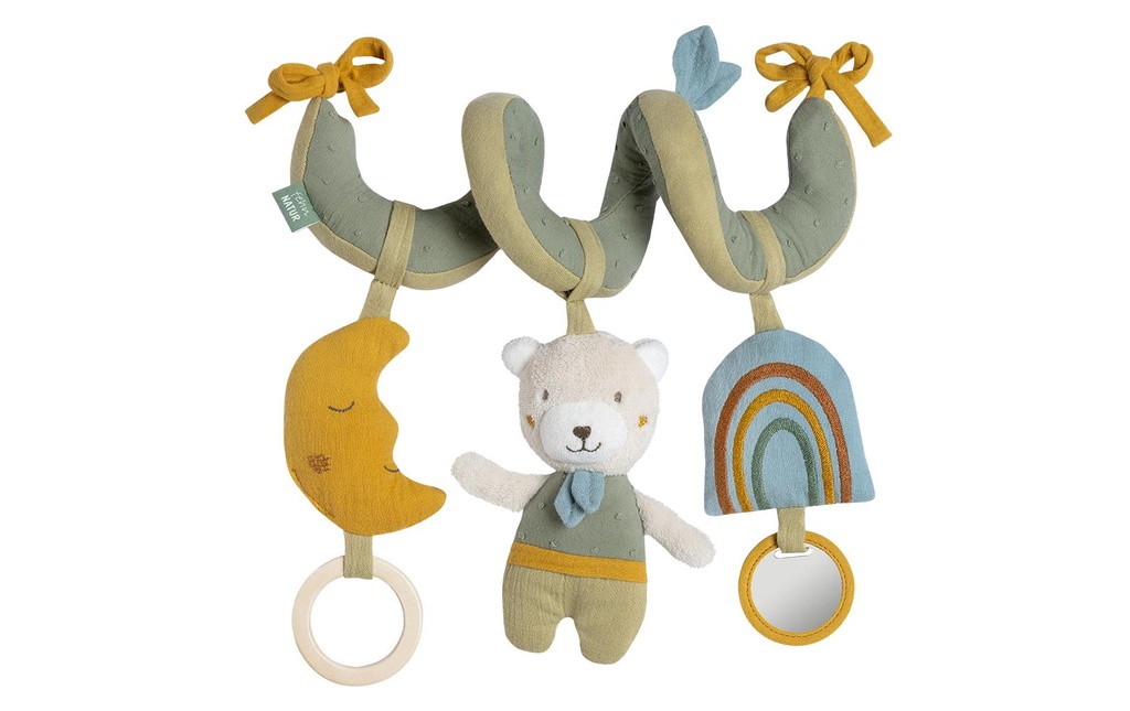fehn Jouet pour poussette Spirale d'activités Nature Ours