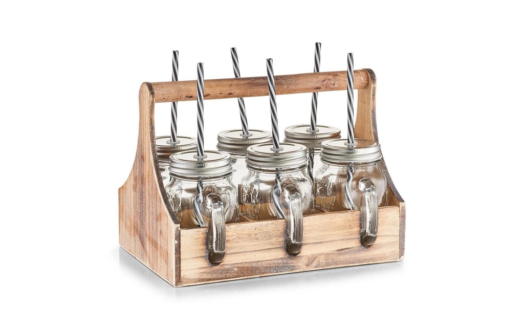 Zeller Present Pichet à boire 450 ml, 6 Pièce/s, Transparent