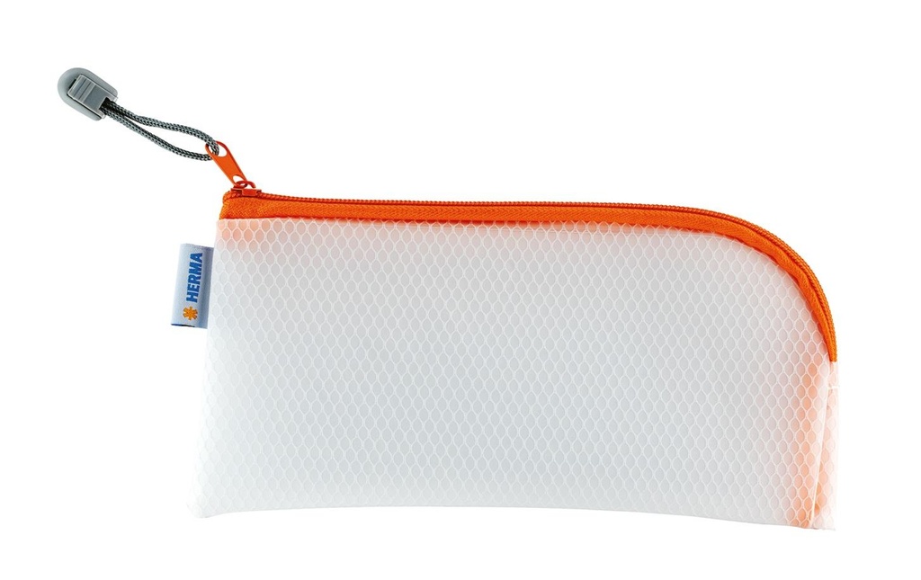 HERMA Pochette zippée 23x11 oran