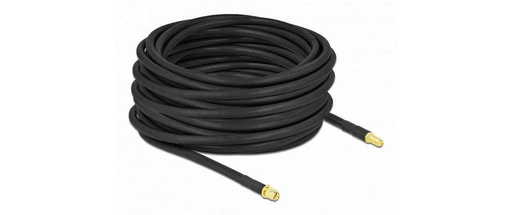 Delock Câbles d’antenne LTE/5G, LMR/CFD300 SMA à SMA, 15 m