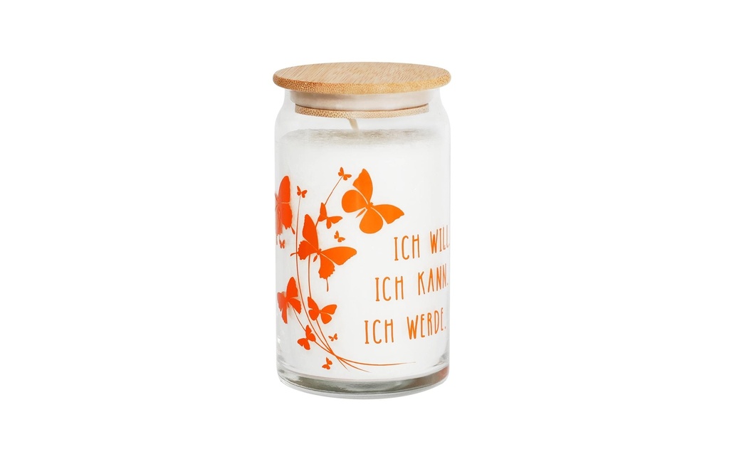 Candle Factory Bougie dans un verre Je veux être 12 x 7 cm