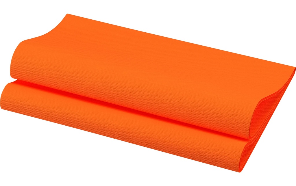 Duni Serviettes en papier 40 cm x 40 cm, 60 Pièce/s, Orange