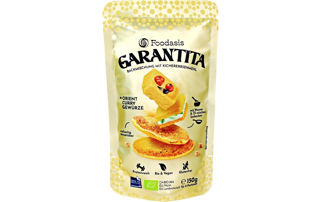 Foodasis Préparation à gâteau Bio Garantita Orient- Curry 150 g