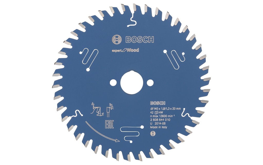 Bosch Professional Lame de scie circulaire Expert for Wood 140 x 1.8 x 20 mm, Z 42