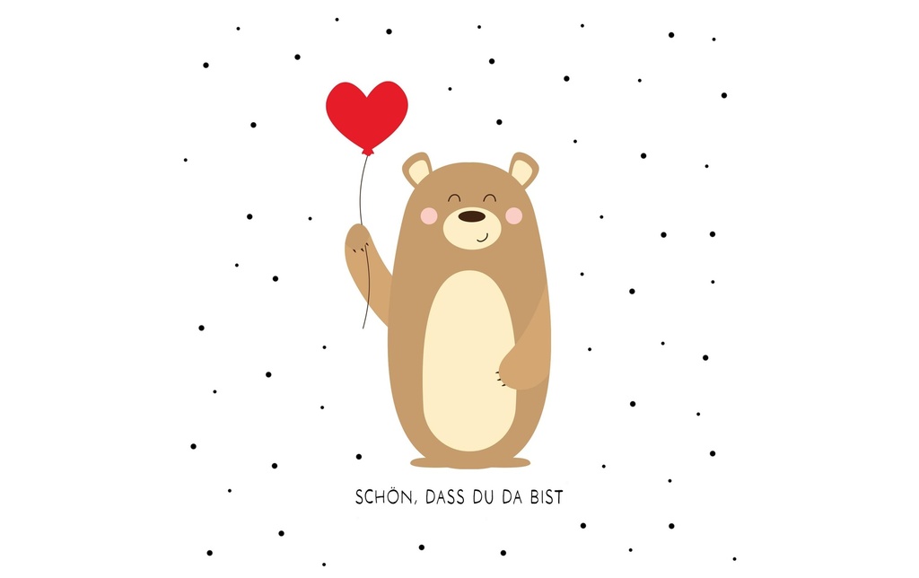 Braun + Company Serviette de table Tapsy Bear 33 x 33 cm, 20 Pièce/s