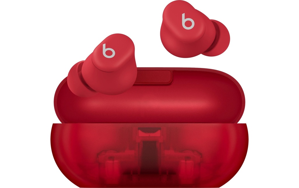 Apple Beats Écouteurs True Wireless In-Ear Solo Buds Transparent Red