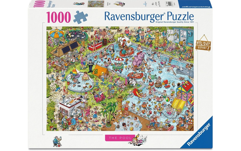 Ravensburger Puzzle Holiday Resort 3 : La piscine 1000 pièces