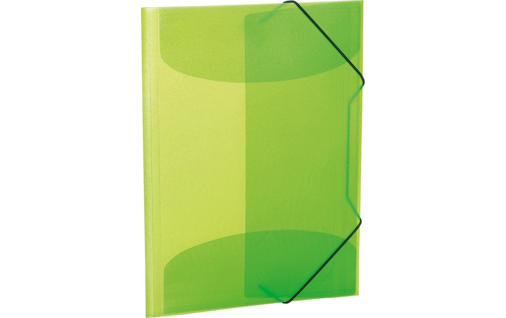 HERMA Chemise à rab.A4 PP trans.vert