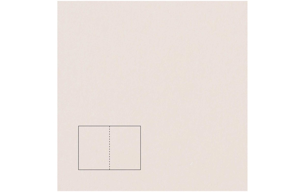 Rico Design Paper Poetry Essentials B6 Carte pliable Blanc éclatant