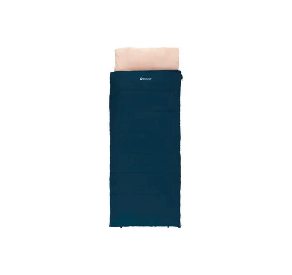 Outwell Sac de couchage Contour Lux- Left zipper Polyester, Bleu