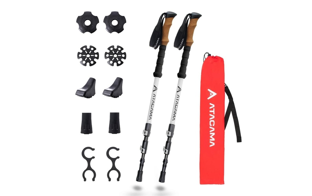 Atacama Bâtons de randonnée télescopiques 13 pcs. 110-135 cm