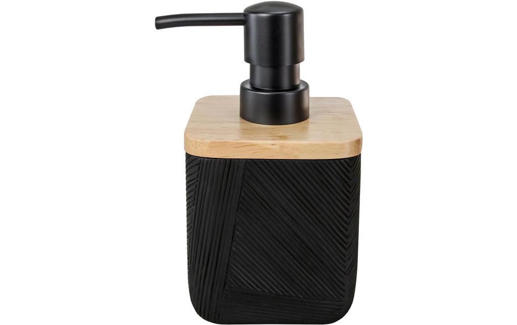 Kleine Wolke Distributeur de savon Crossover 310 ml, Noir/Nature
