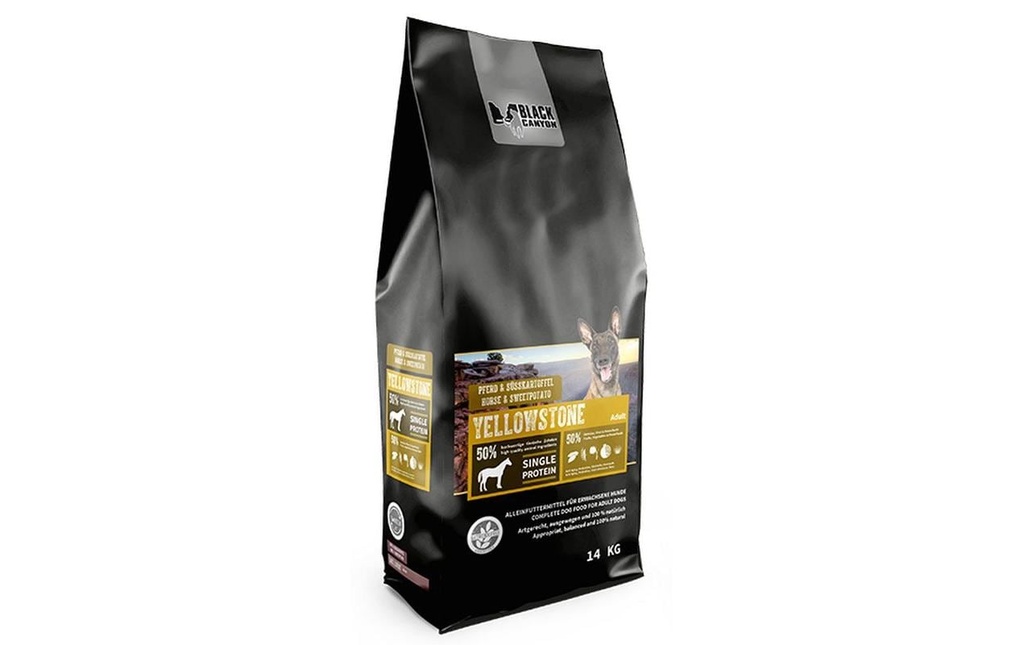 Black Canyon Alimentation sèche Adult Yellowstone cheval & pomme de terre, 14 kg
