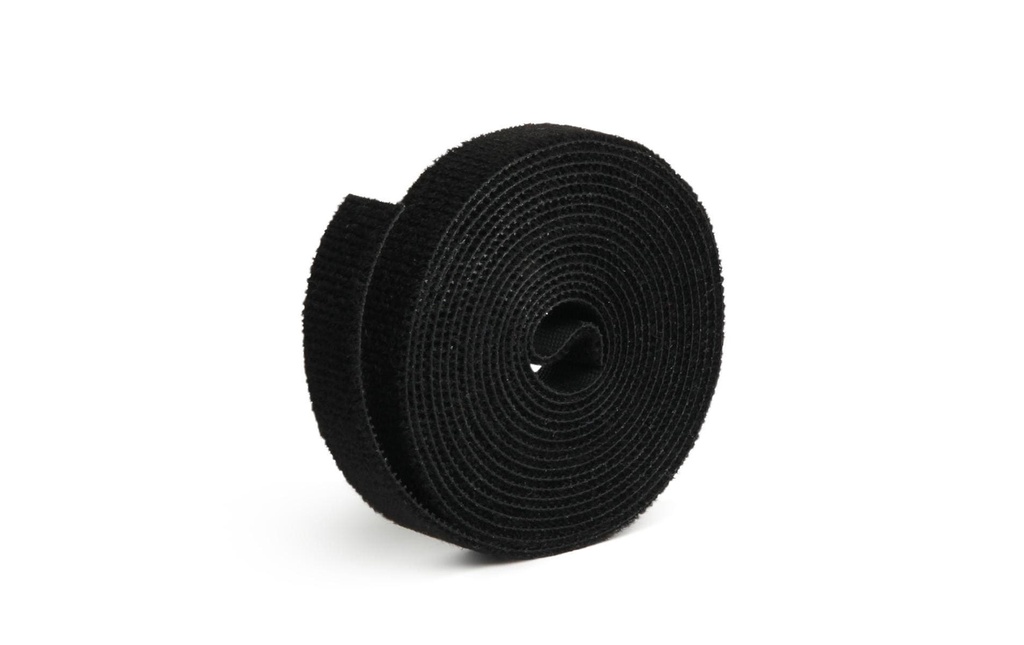 Label-the-cable Rouleau de bande auto-agrippante ROLL STRAP 16 mm x 3 m, Noir
