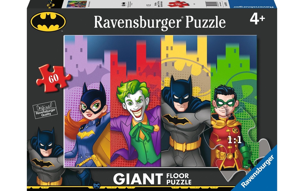 Ravensburger Puzzle de sol Batman, 60 pièces