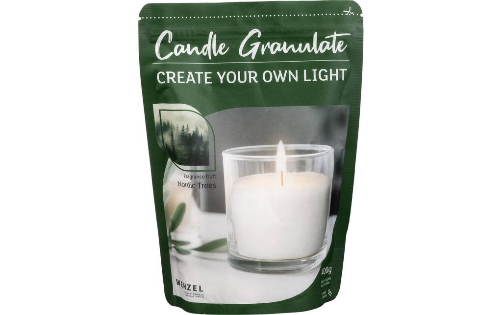 Wenzel Kerzen Granulés de cire Nordic rees 400 g