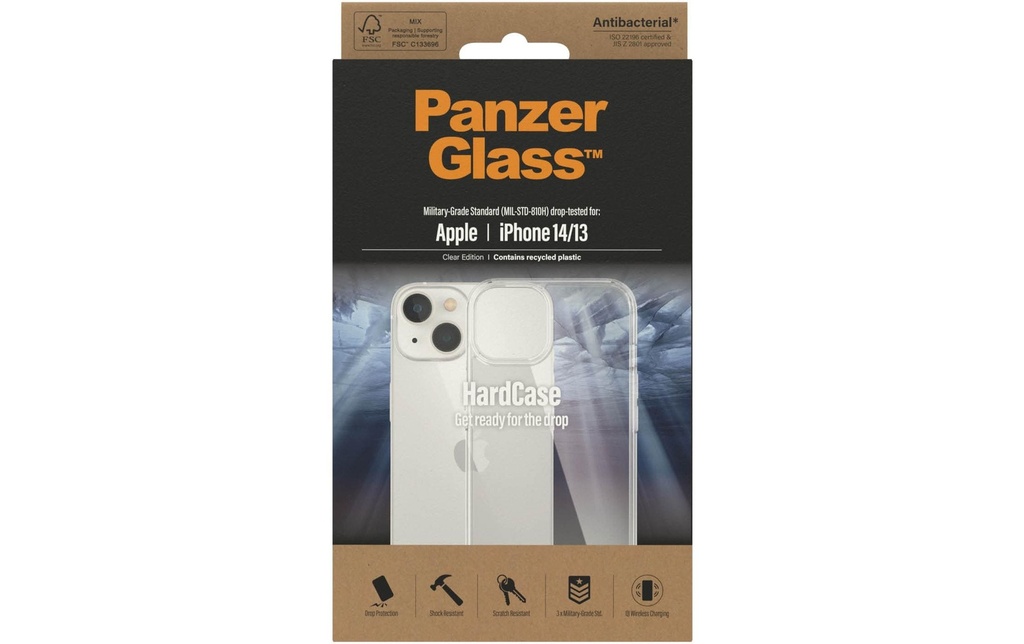 Panzerglass Coque arrière Hard Case iPhone 14 Transparent