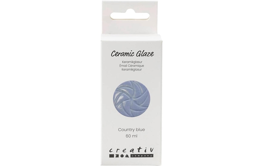 Creativ Company Émail céramique 984 - 1101 °C, 60 ml, Bleu