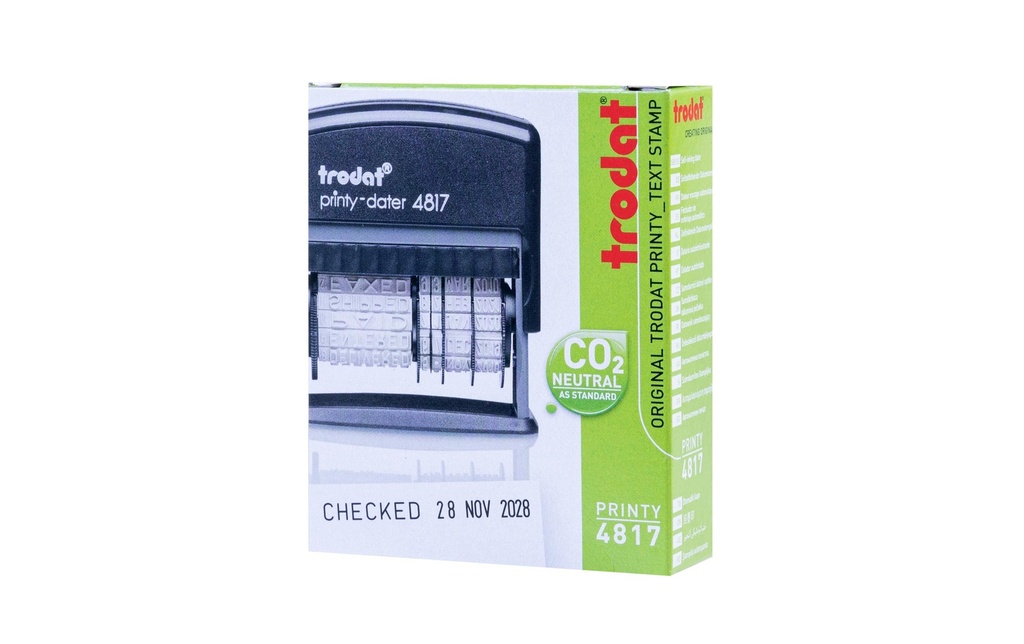 TRODAT Timbre texte/dateur 4817Prin.A