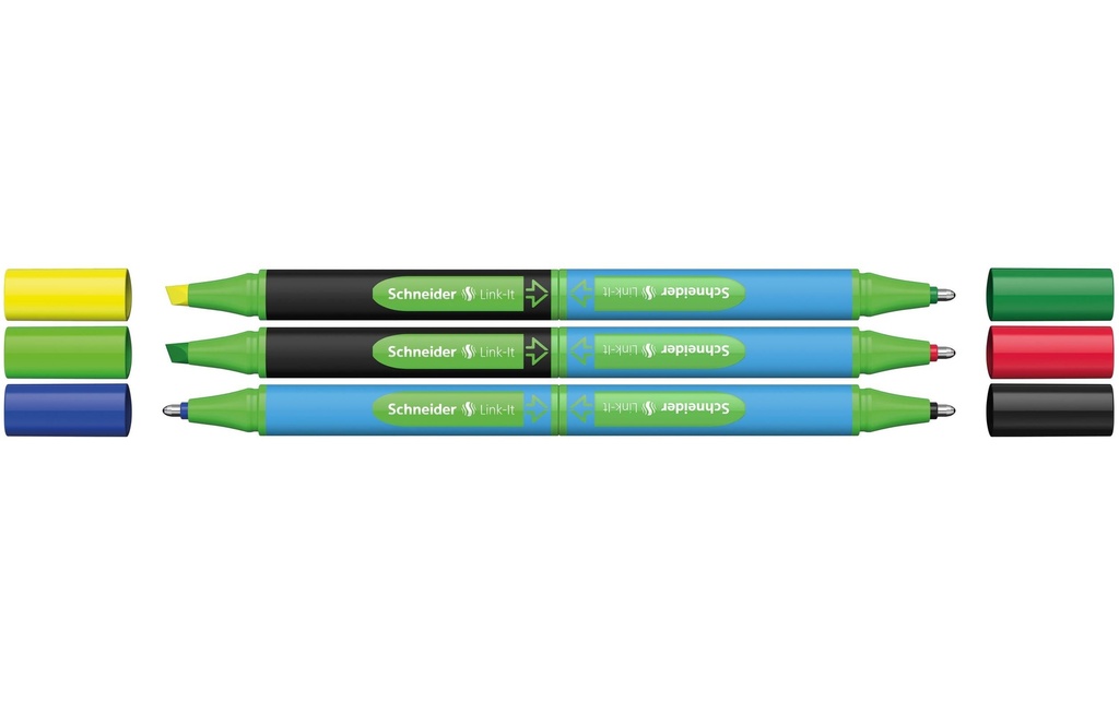 Schneider Stylo bille Link-It 6 pièces
