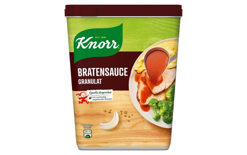 Knorr Sauce de rôti granulée idéale pour les plats de viande 850 g