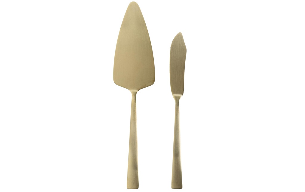 FURBER Couverts à gâteau 2 pièces Doré