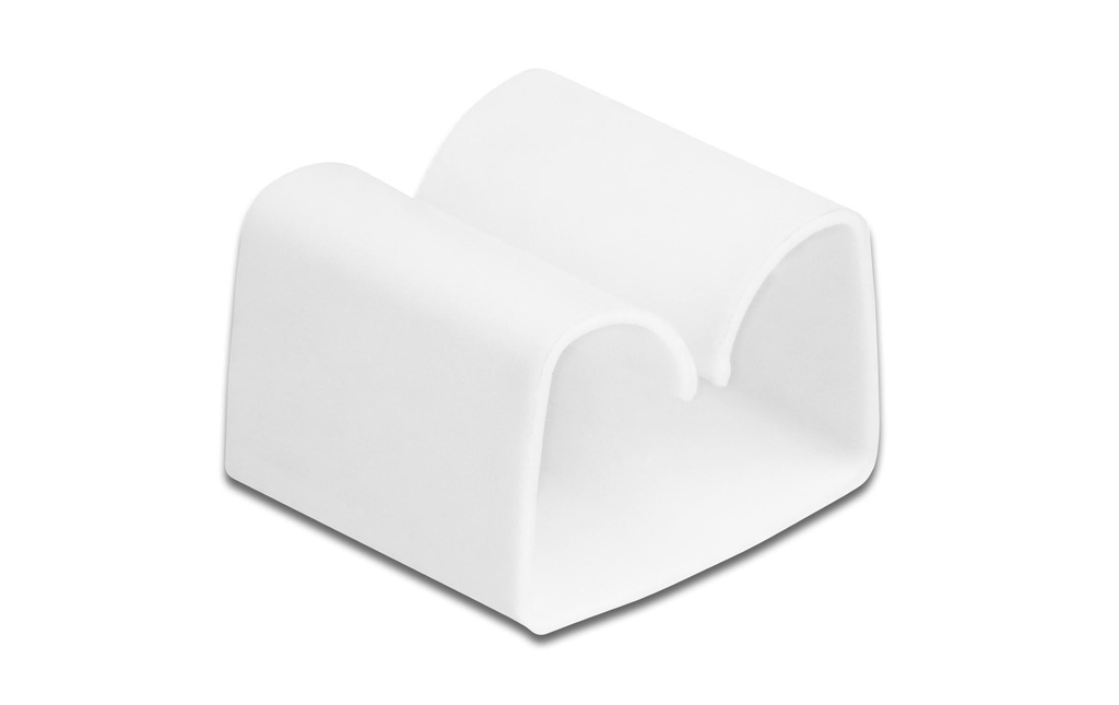 Delock Clip pour câble blanc 2 Pièce/s