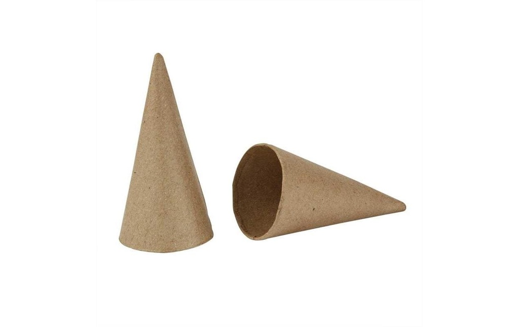 Creativ Company Cône en carton 10 Pièce/s, Marron