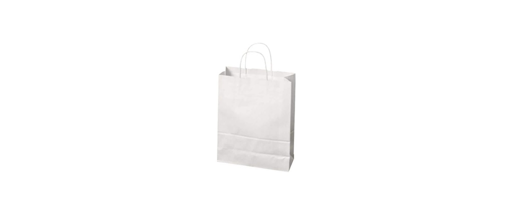 Brieger Sac cadeau 24 x 11 x 31 cm, Blanc