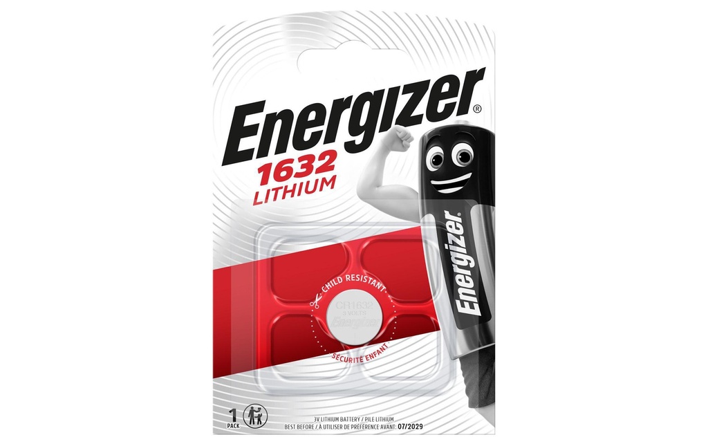 Energizer Pile bouton Lithium 1632 , 1 Pièce/s