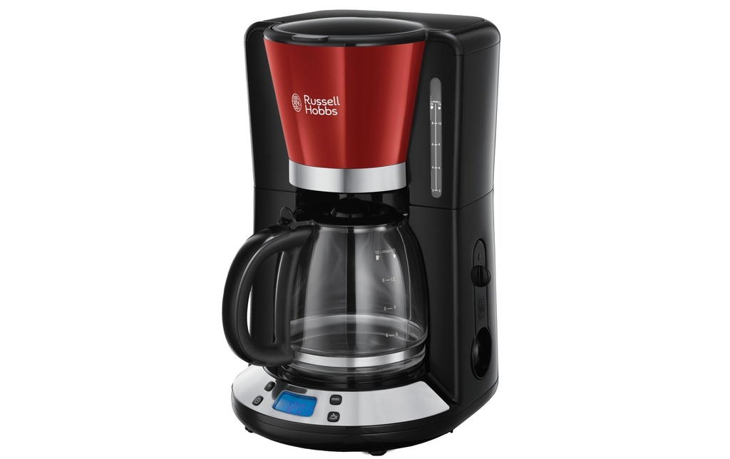 Russell Hobbs Cafetière filtre Colours Plus Rouge/Noir