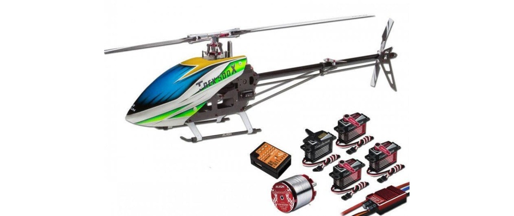 ALIGN Hélicoptère T-Rex 500XT Dominator Super Combo avec BeastX