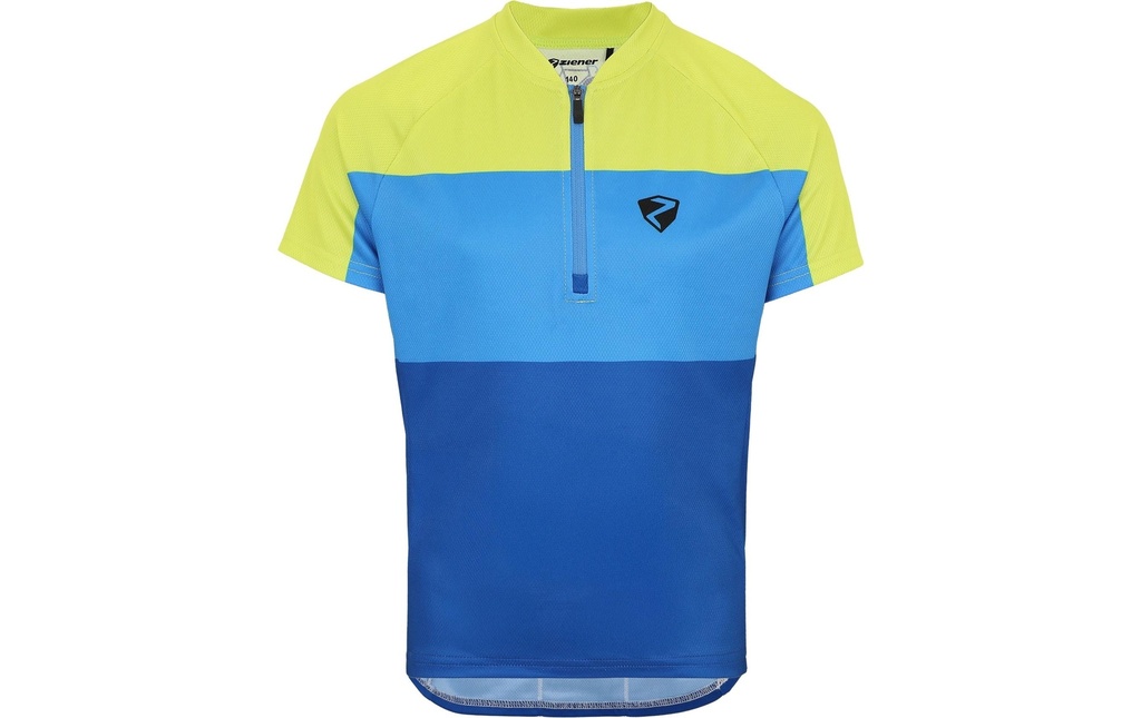 Ziener Maillot de vélo NESTEL-Z Junior unisexe Blue Bitter Lemon, Gr. 176