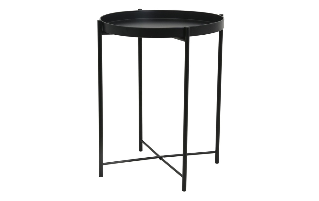 Schou Table d'appoint Ø 38 cm, Noir