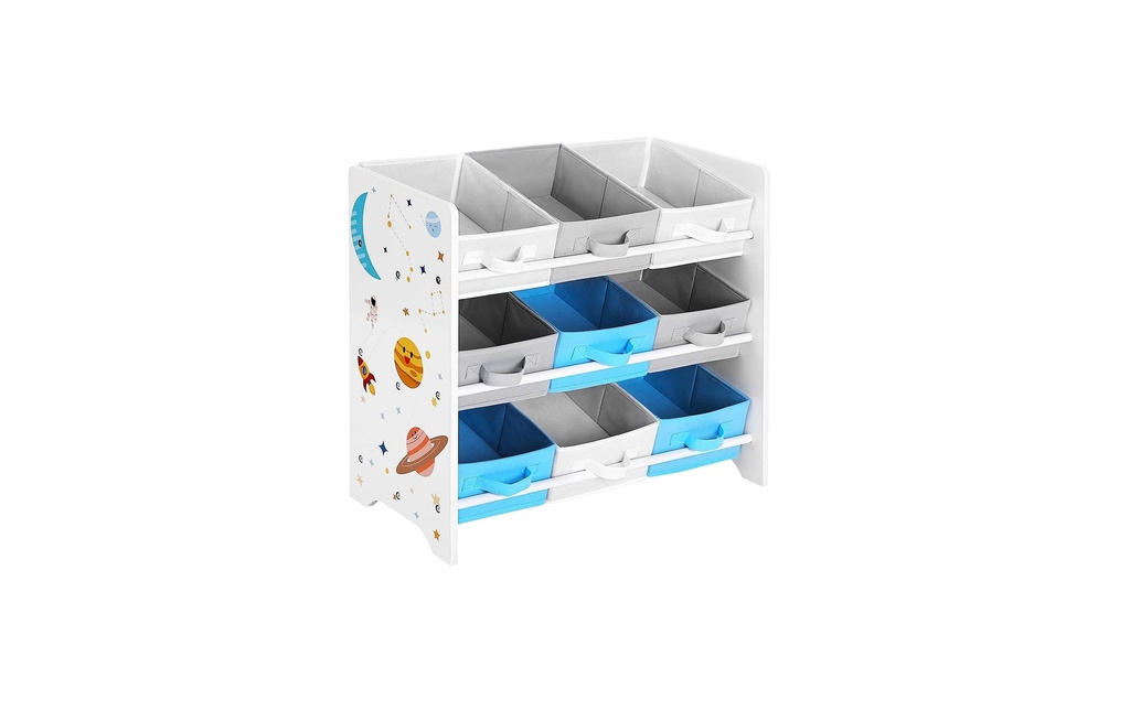 Songmics Bibliothèque Blanc