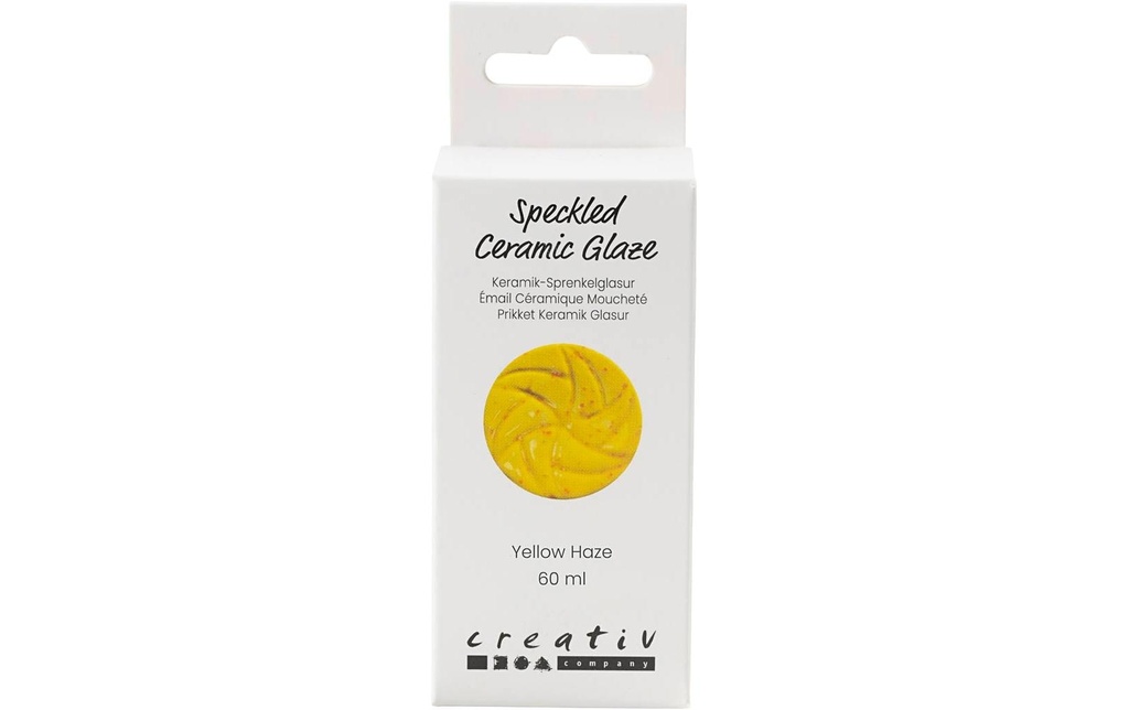 Creativ Company Émail céramique 999 - 1060 °C, 60 ml, Jaune